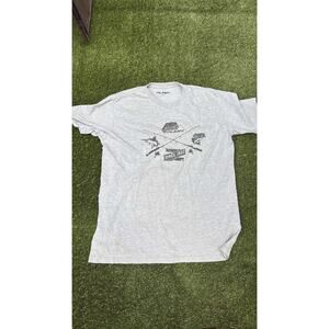 Plano Since 1952 Fishing Rod Marlin Lure Bass T-Shirt Men's XL Gray